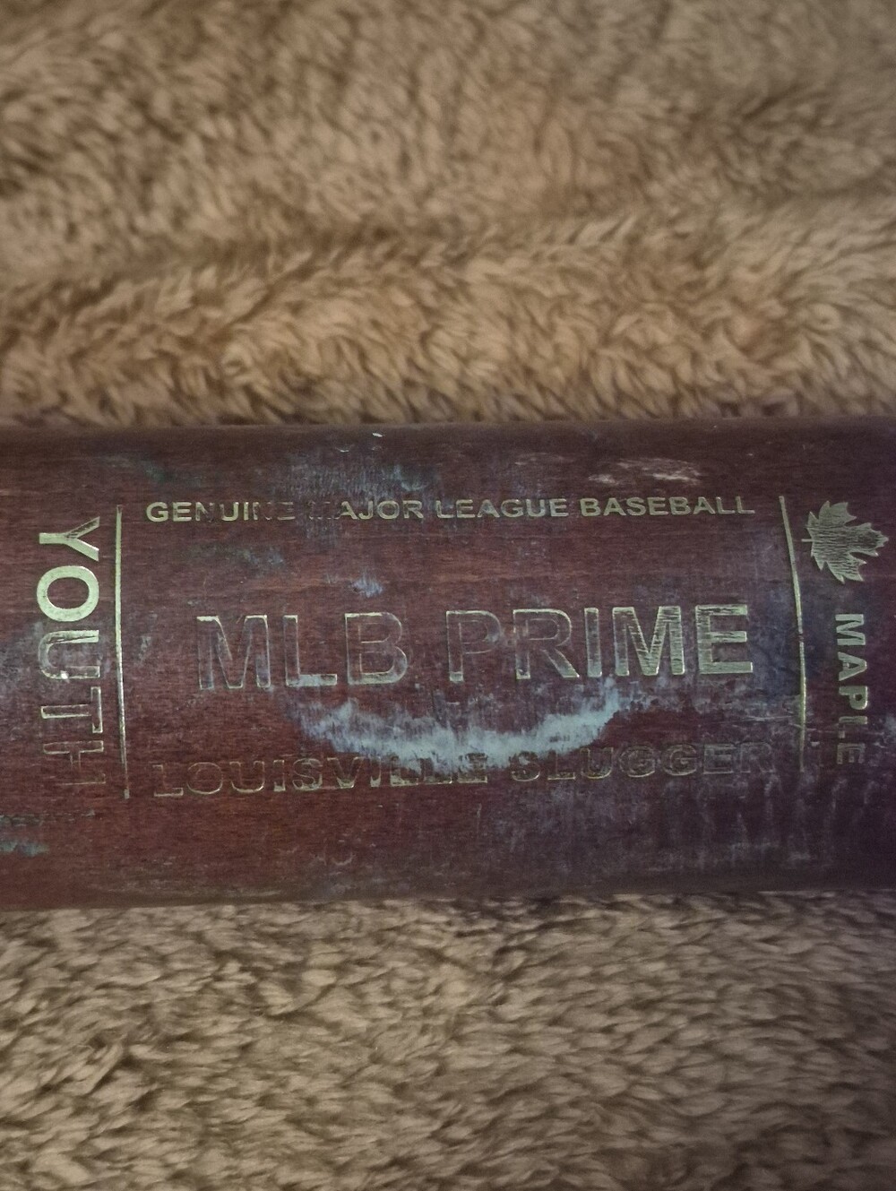 MLB Prime Youth Maple Baseball Bat by Louisville Slugger - Dark Brown Size 29
